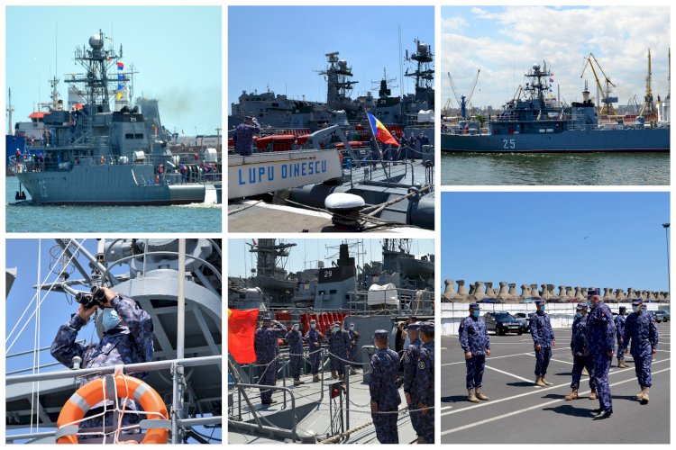 Dragorul maritim Locotenent Lupu Dinescu execută misiuni NATO în Marea Neagră