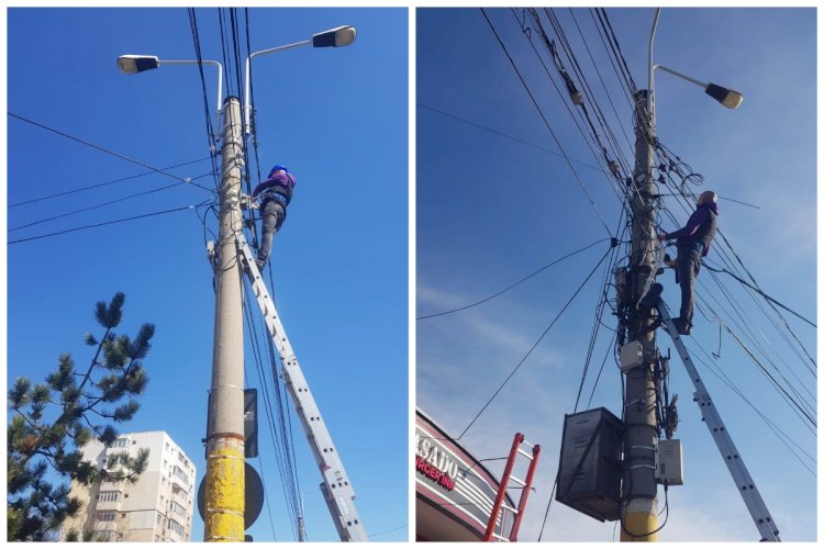 Primăria Constanța solicită operatorilor de comunicații să înceapă cosmetizarea cablurilor din oraș