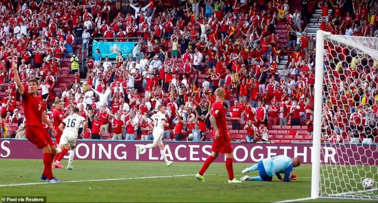 Belgia, calificată în optimi după 2-1 cu Danemarca