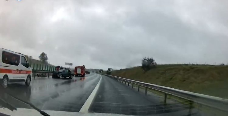 Primarul Constanței, Vergil Chițac, implicat într-un accident rutier, pe Autostrada A2